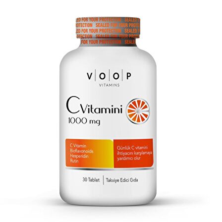 VOOP Vitamin C 1000 mg 30 Tablet