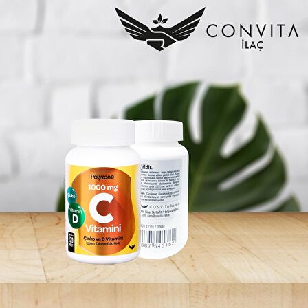 CONVİTA POLYZONE 1000 MG C VİTAMİNİ