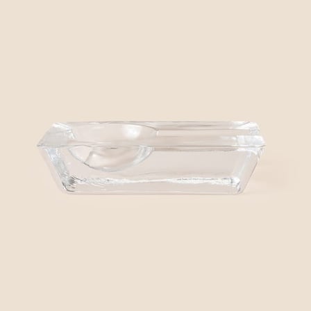 Alegre Glass Bore Puro Küllük - Şeffaf - 17x10 cm