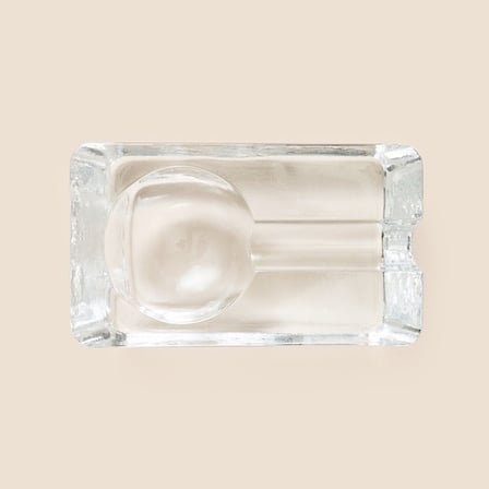Alegre Glass Bore Puro Küllük - Şeffaf - 17x10 cm