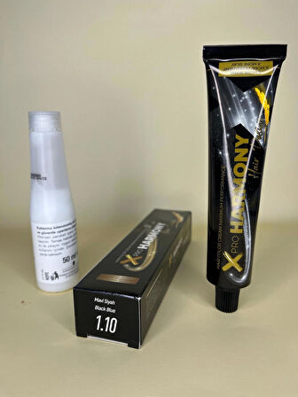 Xpro Harmony 1.10 Mavi Siyah 60 ML Saç Boyası
