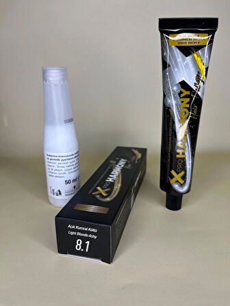 Xpro Harmony 8.1 Açık Kumral Küllü 60 ML Saç Boyası