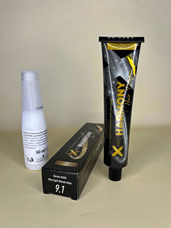Xpro Harmony 9,1 Sarışın Küllü 60 ML Saç Boyası