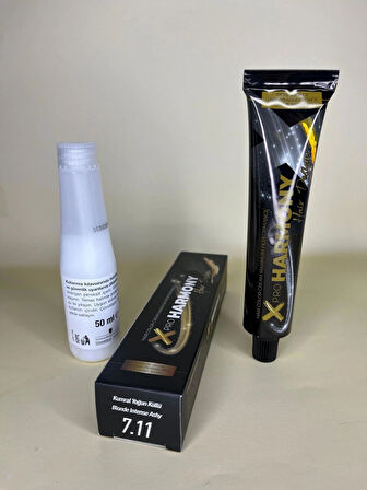 Xpro Harmony 7.11 Kumral Yoğun Küllü 60 ML Saç Boyası