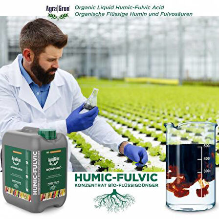 Leonardit Menşeili HÜMİK FÜLVİK ASİT - AgraGron BioHumagro 1 Lt.