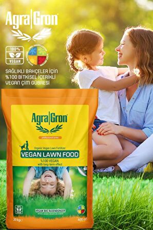 AGRAGRON VEGAN LAWN FOOD ÇİM GÜBRESİ TOZ FORM 20 KG