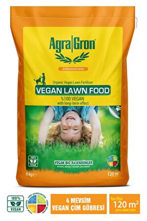 AGRAGRON VEGAN LAWN FOOD ÇİM GÜBRESİ TOZ FORM 6 KG