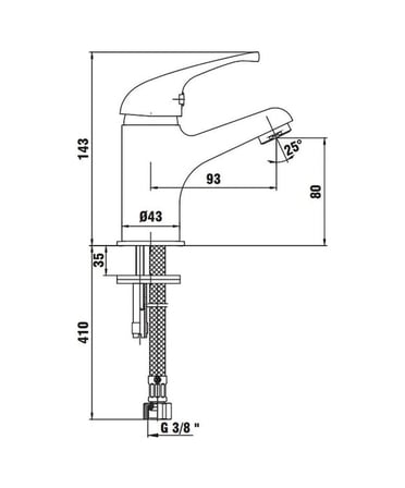 Ar Allegra 102188032 Lavabo Bataryası Krom