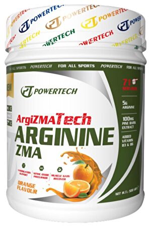 PowerTech ArgizmaTech Arginine Zma Portakal Aromalı 500gr