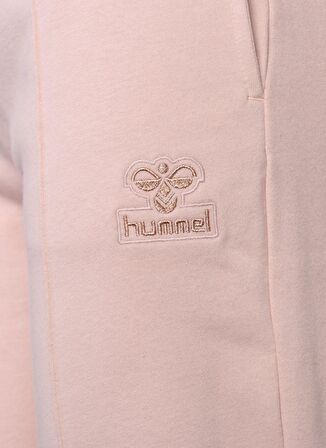 Hummel 931401-1051 Yüksek Bel Jogger Düz Pembe Kadın Eşofman Altı