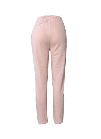 Hummel 931401-1051 Yüksek Bel Jogger Düz Pembe Kadın Eşofman Altı