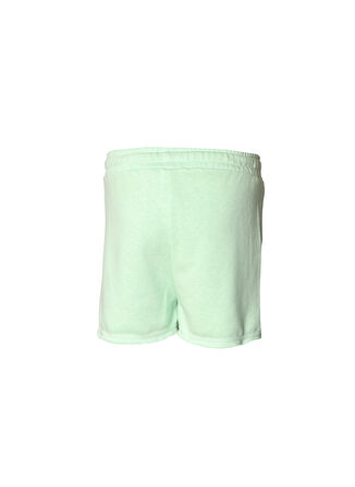 Hummel Yeşil - Beyaz Kız Çocuk Kısa Regular Fit Baskılı Şort 931670-2063 HMLQIYANA SHORTS