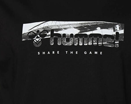 Hummel Hmljeffrey Tshirt Erkek Günlük Tişört 911730-2001 Siyah