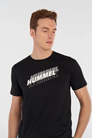 Hummel GRAPHIC TRIPLE LOGO TEE KISA KOLLU TİŞÖRT