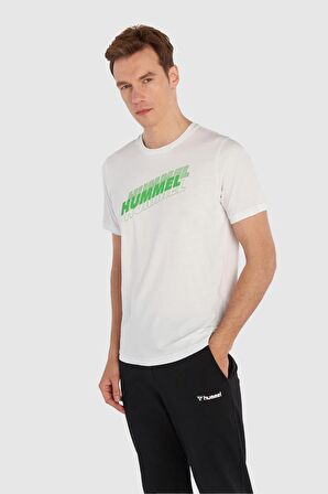 Hummel GRAPHIC TRIPLE LOGO TEE KISA KOLLU TİŞÖRT