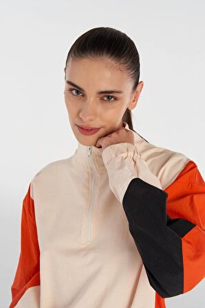 Hummel SAGE YARIM FERMUARLI SWEATSHIRT