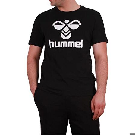 922217-2001 Hummel Hmlsenes  Erkek T-Shirt BLACK