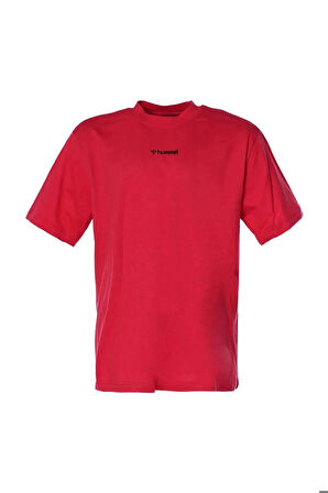 922217-3658 Hummel Hmlsenes T-Shırt Erkek T-Shirt BARBADOS CHERRY