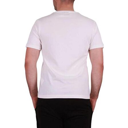 922217-9003 Hummel Hmlsenes Erkek T-Shirt OFF WHITE