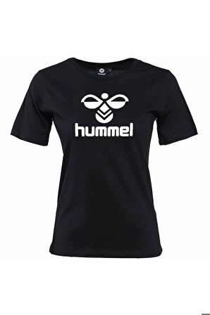 922106-2001 Hummel Hmlocen Kadın T-Shirt BLACK