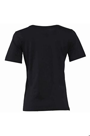 922106-2001 Hummel Hmlocen Kadın T-Shirt BLACK