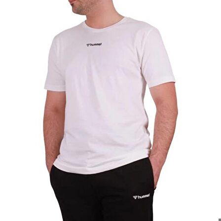 912030-9003 Hummel Hmlmese Erkek T-Shirt OFF WHITE