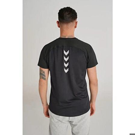 912030-2001 Hummel Hmlmese  Erkek T-Shirt BLACK