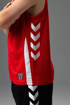 Hummel Dream Çocuk Kolsuz Antrenman Tişört Kırmızı