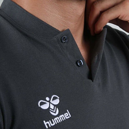 Hummel 912058 Armin Pamuklu Bebe Yaka Tişört Antrasit
