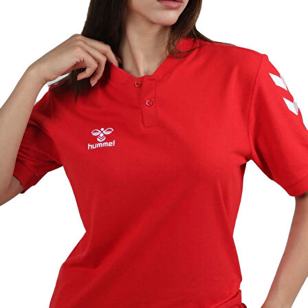 Hummel 912058 Armin Pamuklu Bebe Yaka Tişört Kırmızı