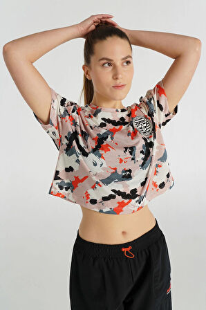 Hummel JOKER CROP KISA KOLLU TİŞÖRT