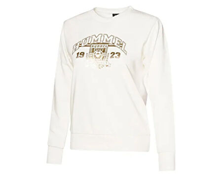 Hummel Lenes Sweatshirt Kadın Günlük Sweatshirts 922247-9003 Beyaz