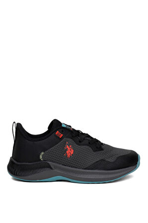 U.S. Polo Assn. 101812667 4W Florin Wmn 4PR Kadın Koşu Ayakkabısı Siyah - Kırmızı