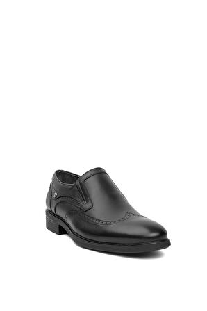 Elit KCMNZ012 Erkek Hakiki Deri Klasik Ayakkabı Siyah
