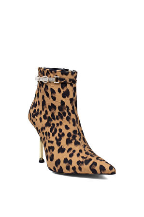 Miss Park Moda PM543 K1010-1 Kadın Klasik Topuklu Bot Siyah