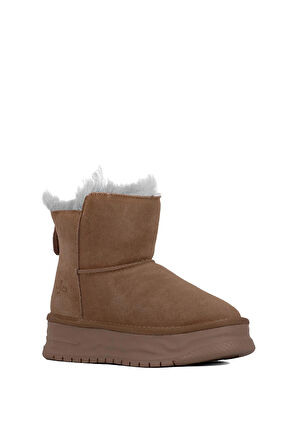 Guja 24K156-2 Kadın Düz Bot Camel