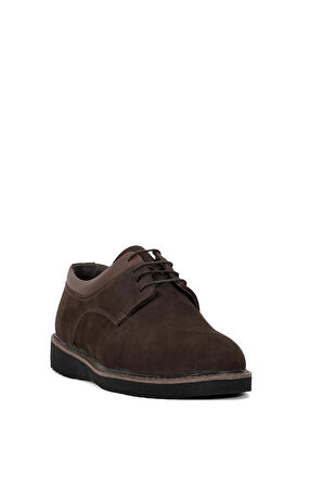 Elit MSB01N Erkek Hakiki Deri Casual Ayakkabı Kahverengi