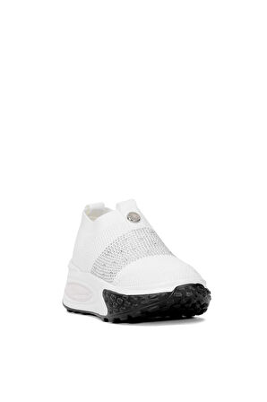 Guja 25Y305-4 Kadın Taşlı Yürüyüş Ayakkabısı Beyaz