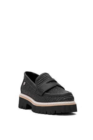 Mammamia D25YA-3660 Kadın Hakiki Deri Casual Ayakkabı Siyah