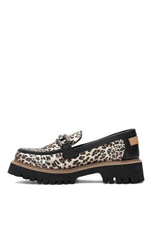 Mammamia D25YA-3695 Kadın Hakiki Deri Casual Ayakkabı Altın