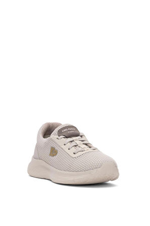 King Paolo H5174 Palmiye Krakers Kadın Klasik Sneaker Bej