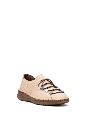 Venüs 24370001Y Kadın Hakiki Deri Casual Ayakkabı Bej