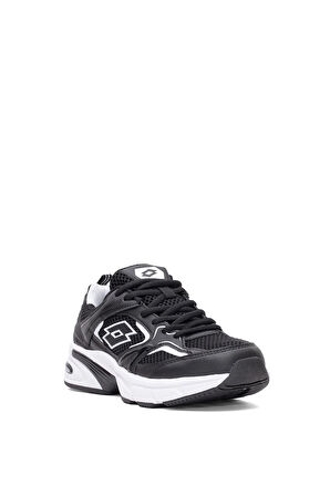 Lotto 101938215 5M Athens 5FX Kadın Klasik Sneaker Siyah - Beyaz