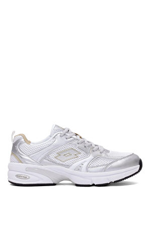 Lotto 101938216 5M Athens 5FX Kadın Klasik Sneaker Beyaz - Gümüş