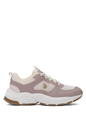 U.S. Polo Assn. 101938182 5M Sorley 5FX Kadın Klasik Sneaker Pudra
