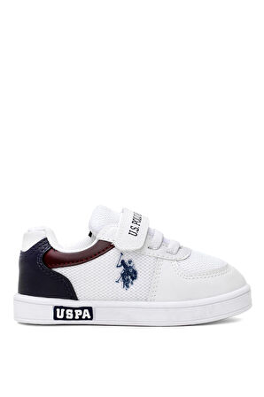U.S. Polo Assn. 101946368 5I Carren 5FX Bebe Erkek Çocuk Klasik Sneaker Beyaz