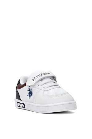 U.S. Polo Assn. 101946368 5I Carren 5FX Bebe Erkek Çocuk Klasik Sneaker Beyaz