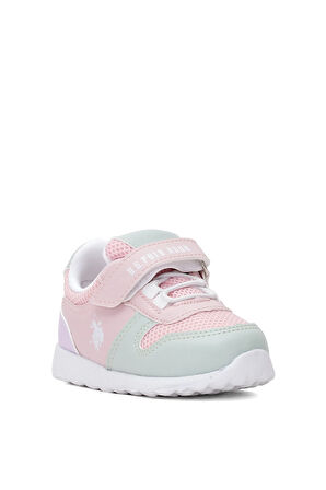 U.S. Polo Assn. 101952584 5I Garfield JR 5FX Bebe Kız Çocuk Yürüyüş Ayakkabısı Pembe