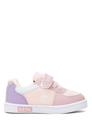 U.S. Polo Assn. 101952591 5I Carren 5FX Bebe Kız Çocuk Klasik Sneaker Pembe