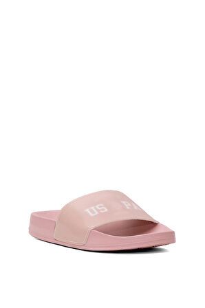 U.S. Polo Assn. 101984305 5M Arwen 5FX Kadın Düz Terlik Pudra